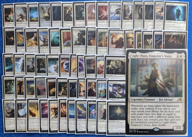 Light-Paws, Emperors Voices - Auras EDH Deck (Custom 100 Card Commander Deck)
